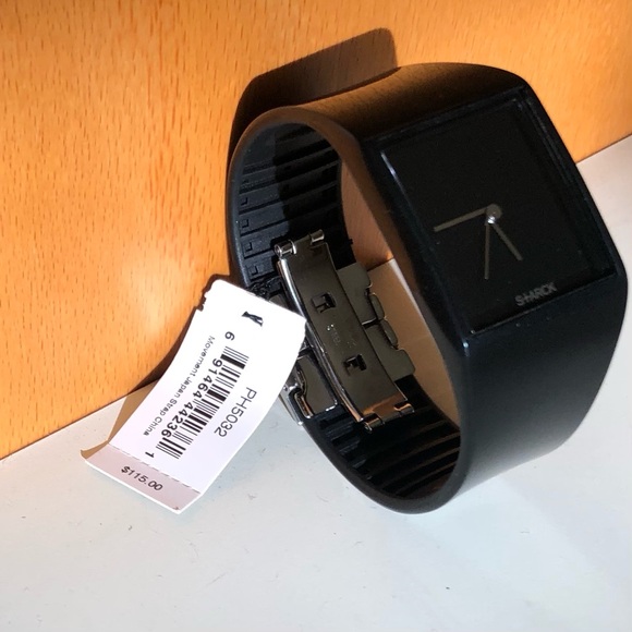 Philippe Starck Fossil BLACK Economique Analog Watch RARE! - Picture 5 of 10